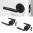 Stark Passage Door Lever Modern Concealed Design For (Hall & Closet) – Sleek Minimalist Style in Matte Black-114645471