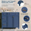 Charmant meuble-lavabo avec rangement exceptionnel et design élégant-1800207429