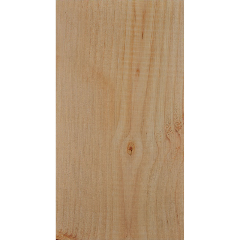 Yorkshire Yorktown avec plaque arrière, H 14 po x l 7,5 po x P 10 po, Sapin de Douglas, Lisse