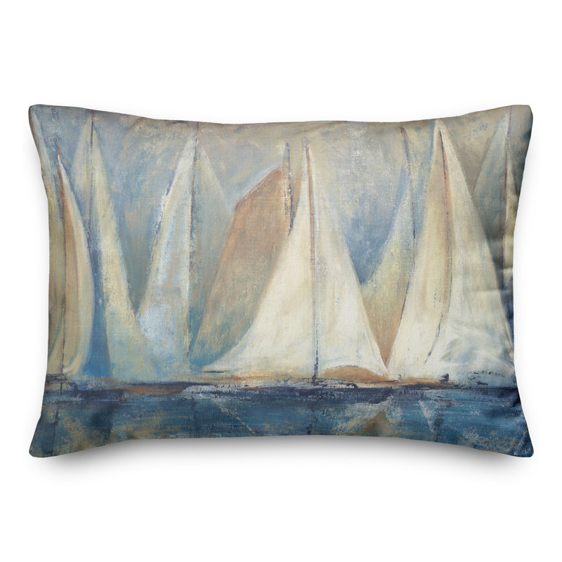 Outdoor Reversible Throw Pillow, Pale Yellow