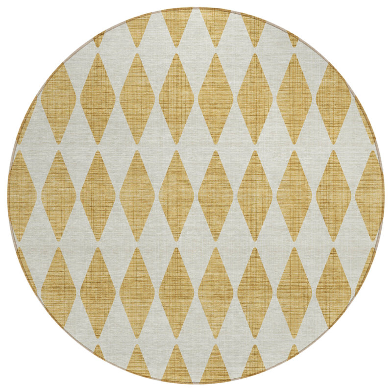 Tapis d'intérieur rond 8 po