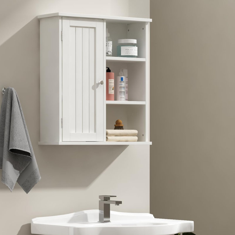 Neeya Bathroom Cabinet, White
