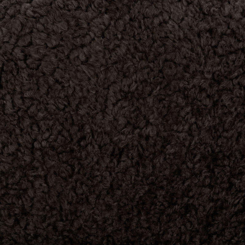 Pouf rond Aleja, Gris foncé