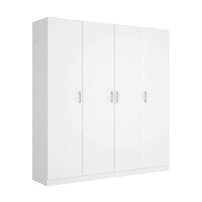 4 Door Manifactured Wood Wardrobe