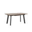 Accie Extendable Metal Base Dining Table