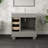 Kempst 30"W x 22"D Bathroom Vanity with Undermount Porcelain Sink-1318157741-1318157743