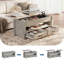 Table basse à plateau relevable avec compartiment caché et tiroirs-384594464