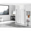 Porte de douche pivotante sans cadre l 58,5 "x H 72"-85752680