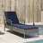 Sun Lounger With Cushion 24.8"X78.7"X31.9" Poly Rattan-145679335-145679329