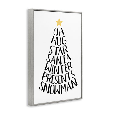 Arbre de mots saisonniers, art de la giclée, conception de Martina Pavlova