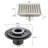 6 Inch Square Shower Floor Drain-122460797