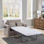 Canapé-lit avec canapé-lit avec matelas pliable, table d'appoint pliable, pochette de rangement latérale et deux ports USB-534892320
