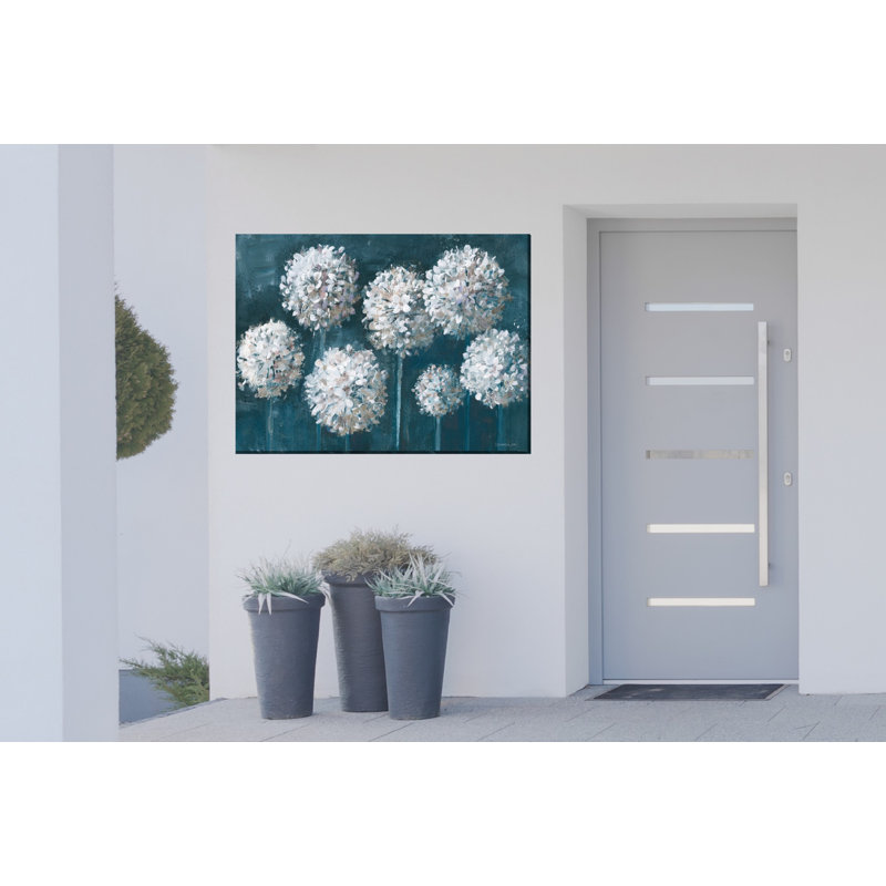 Art mural bleu heure extérieure