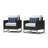 Sameko 2Pc Sunbrella Outdoor Club Chairs-100524670-100524672