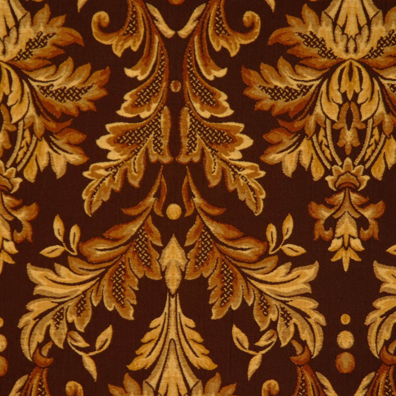Tissu Allure, Orange / noir