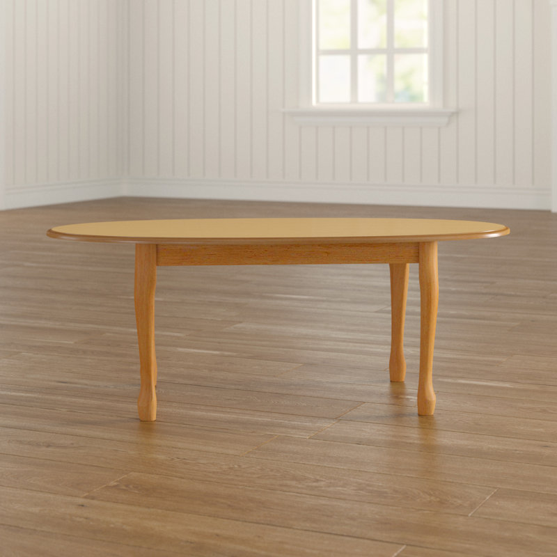 Ackermann Solid Wood Four Leg Coffee Table, Golden Oak