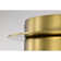 Gruste Brass Flushmount Ceiling Lamp With Pyramidical Patterned Glass Globe Shade