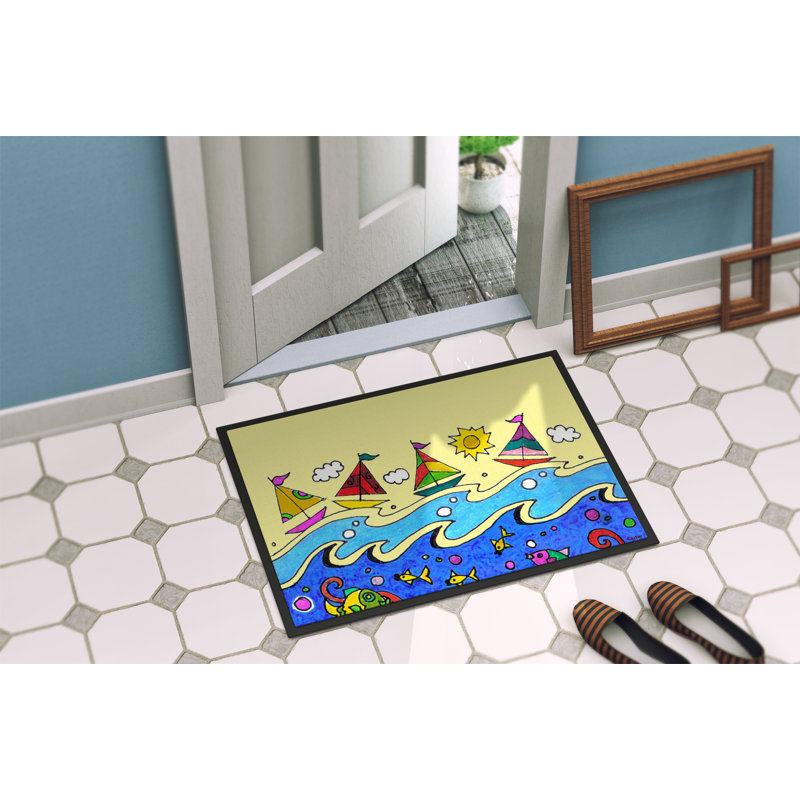 Gadbois Non-Slip Outdoor Doormat, 2' x 3'