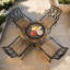 Villena 4 Seater Dining Set with Cushions