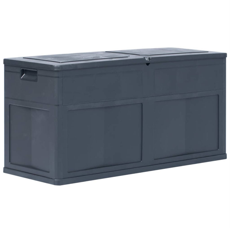 Coffre de terrasse en plastique résistant à l'eau 84,5 gallons WFX, Noir