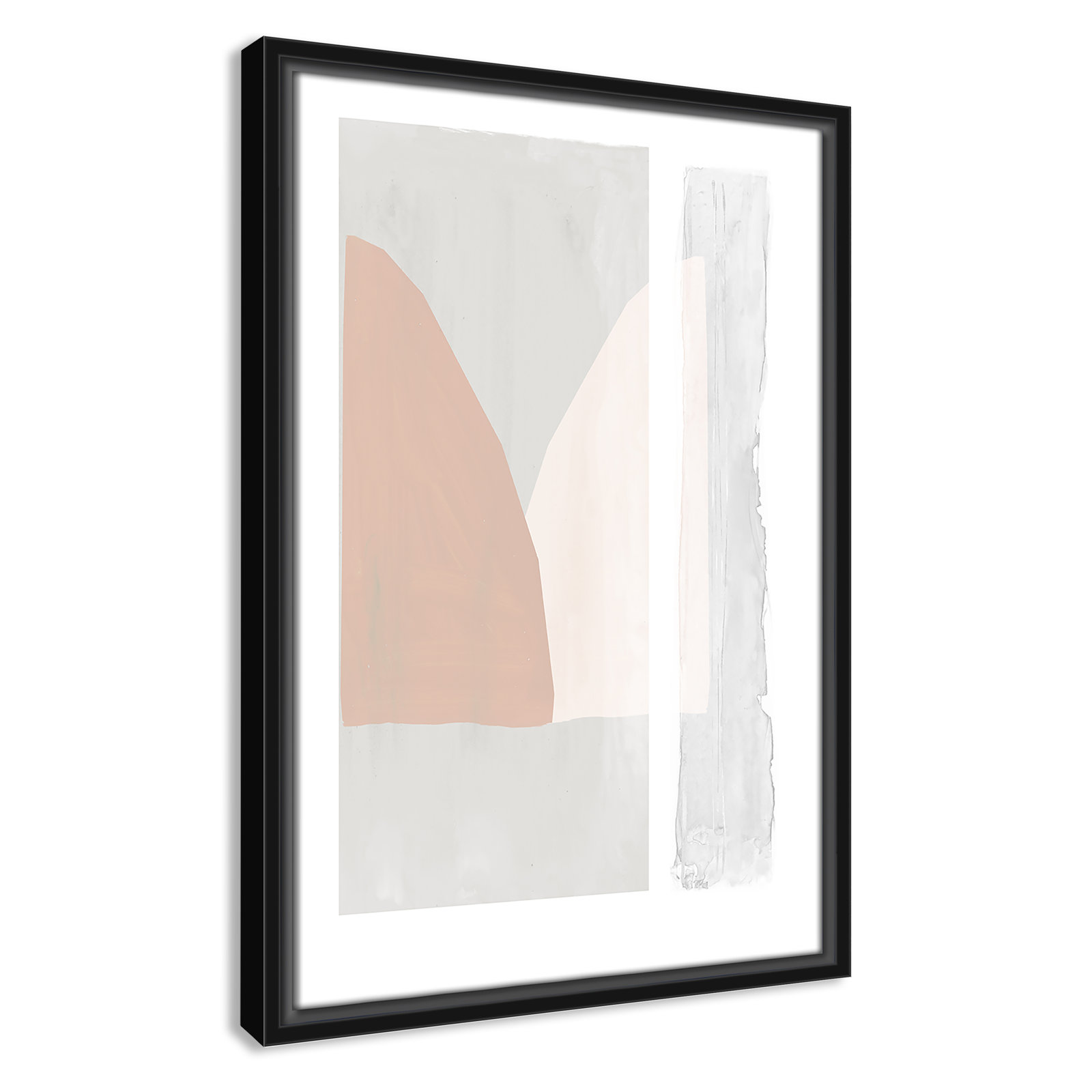 Soft and Light - Painting Print, 19.5" H x 13.5" W x 2" D, Black Framed Canvas