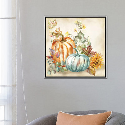 «Watercolor Harvest Pumpkin I» par Tre Sorelle Studios - reproduction d'art