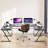 Riko Rectangle 2 Person 150cm L Modular Computer Table