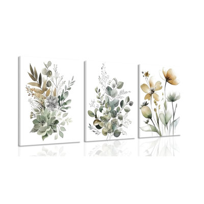 3 Piece Wrapped Canvas Print