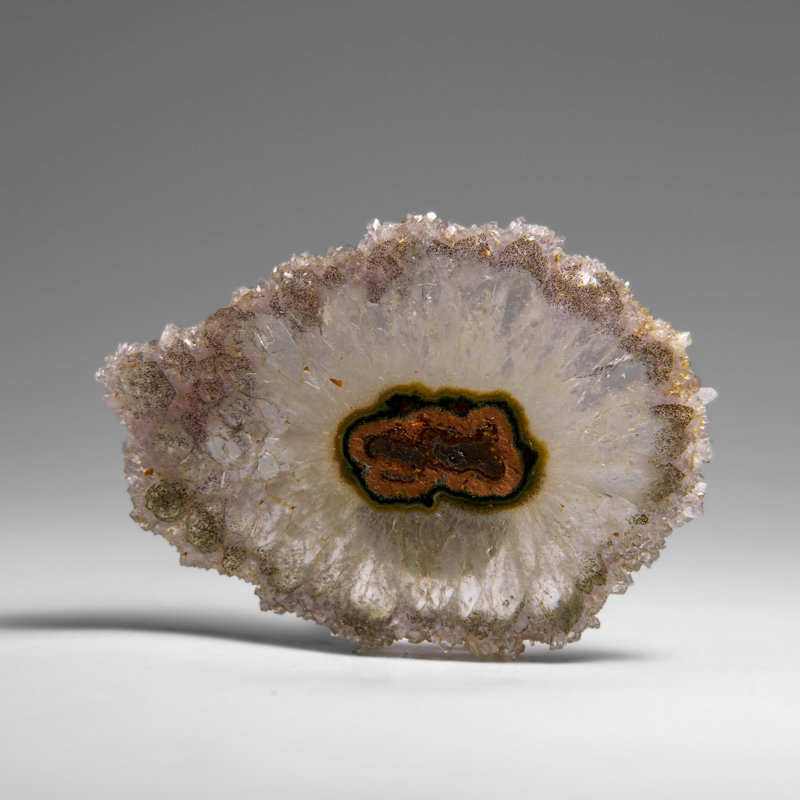 Quartz Stalactite Slice From Uruguay (76 Grams)