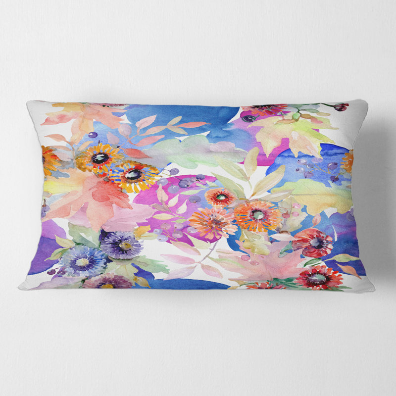 Floral Throw Pillow