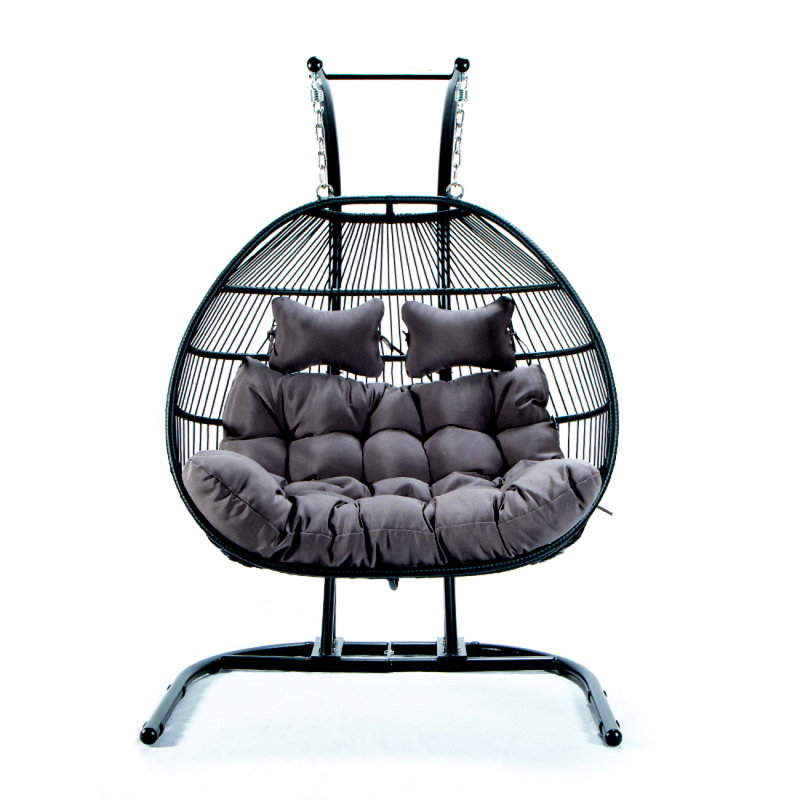 FAUTEUIL DOUBLE PLIABLE PLIABLE AVEC COUSSIN