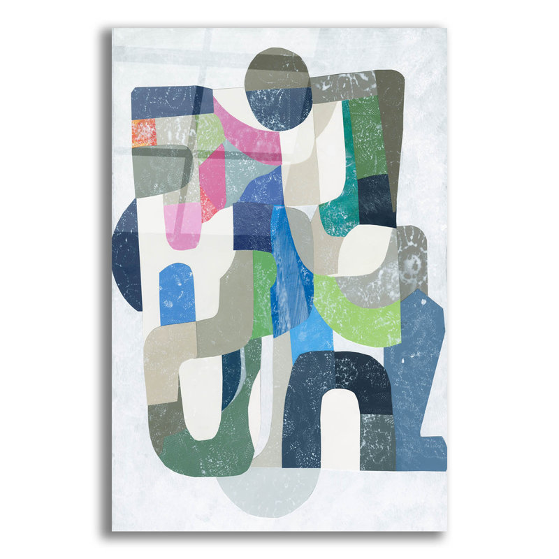  «Cucumber Slumber 2» par Coco Good, art mural en verre acrylique, H 16 po x l 12 po x P 0,13 po