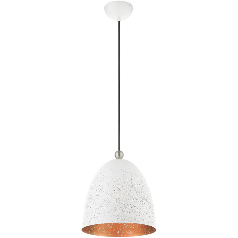 Luminaire suspendu en dome à 1 lumière
