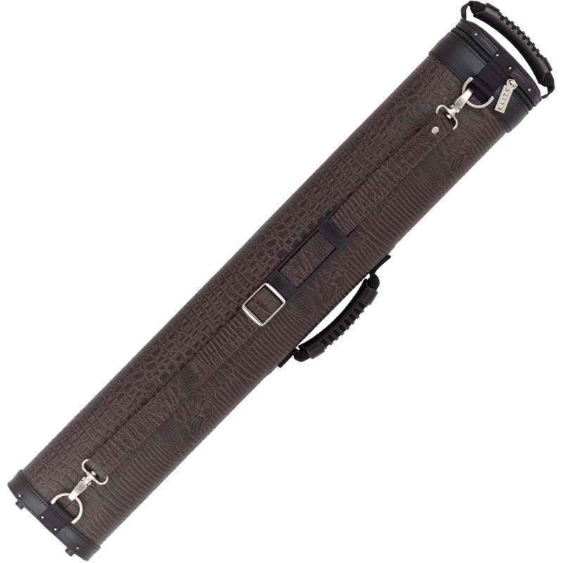 34" 2 Butts and 4 Shafts Leather Pool Cue Case, Black