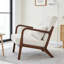Chaise d'appoint moderne, fauteuil avec fauteuils et coussin-588524957