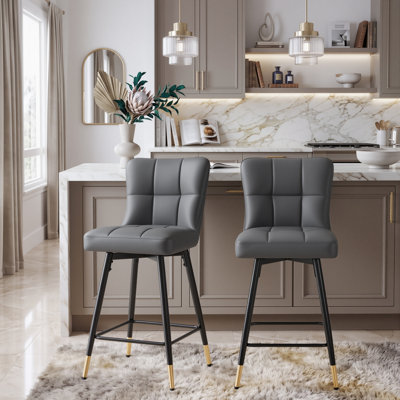 Tabouret de bar pivotant 26 po
