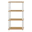 Johnston 4 Tier Toolless Assembly Shelving Unit Bookcase-21216366