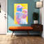 «Vibrant Golf Swing», art mural moderne abstrait coloré-1439866999