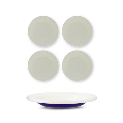 S/4 Enamel Dinner Bowl - Two Tone
