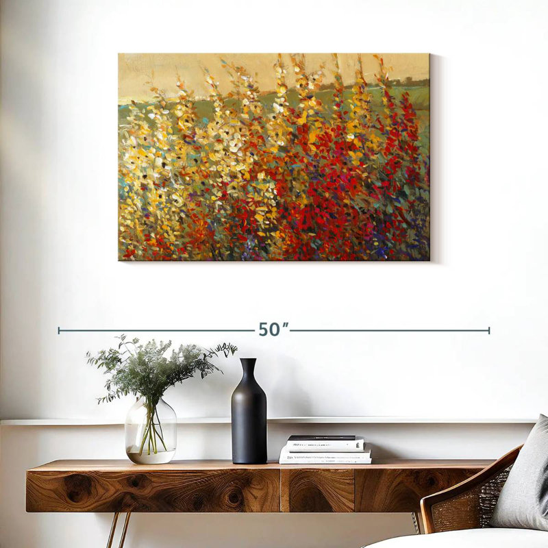 Avery Field Of Spring Flowers I, 24" H x 36" W