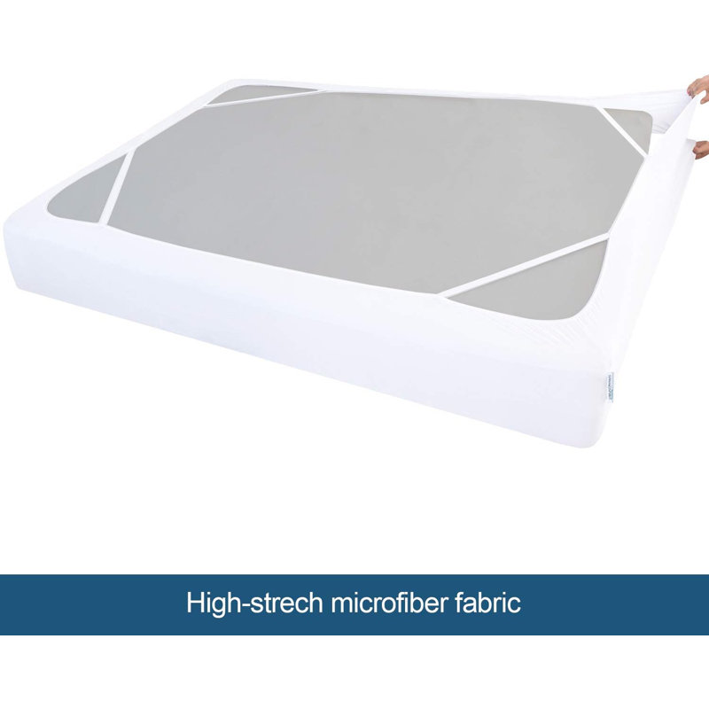 Box Spring Cover Full Size With Smooth And Elastic Woven Material