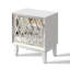Table de chevet miroir 2 tiroirs Yolanta-828045020
