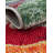 Machine Woven Polypropylene Area Rug in Teal/Orange/Beige-88520883
