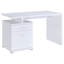 Bureau réversible blanc à 2 tiroirs-1601769549