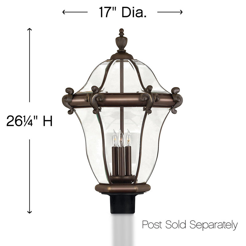 San Clemente Lantern Head, Copper Bronze