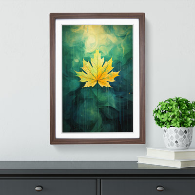Leaf Futurism - Framed Print