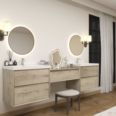Aliki Wall Mounted Vanity With Reinforced Acrylic Sink