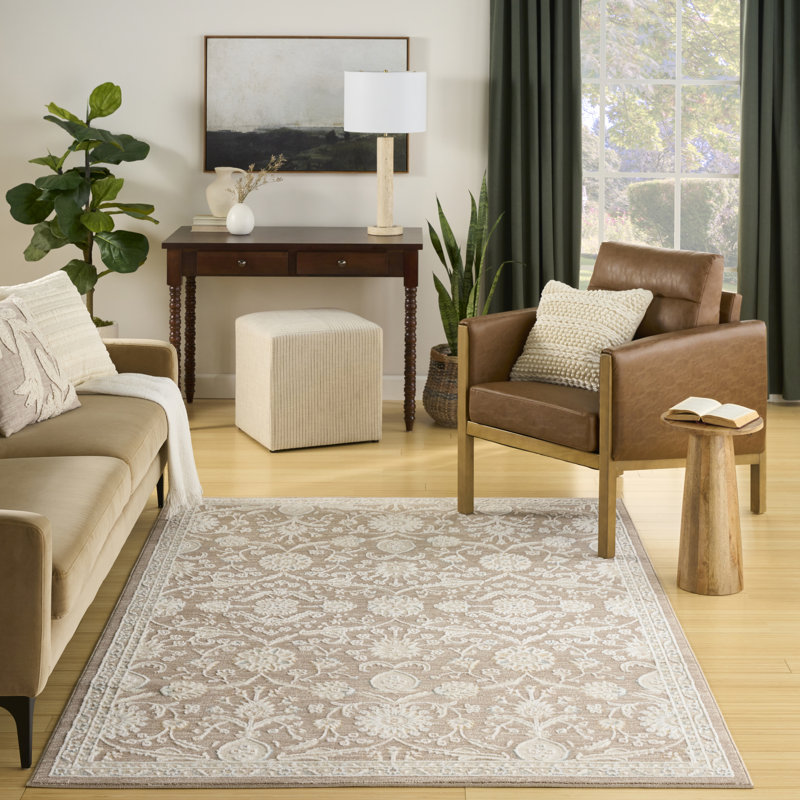 Classic Mocha Area Rug, Rectangle 239 x 300 cm