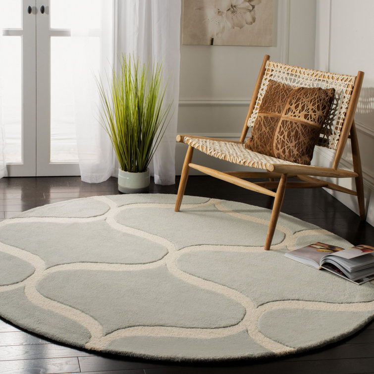 Cannen Hand Tufted Wool Geometric Rug