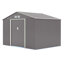 Rowlinson Trentvale Metal Apex Shed-219931959-166298695